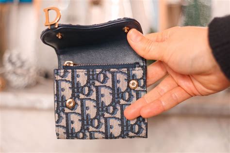 dior card holder ราคา|dior wallet saddle lotus.